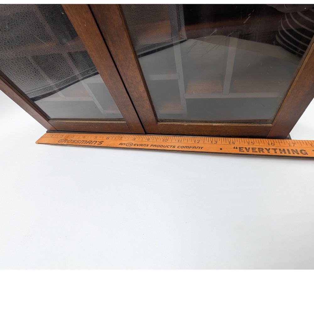 Vintage Sears Roebuck 1976 Japan Curio Cabinet Shadow Box Display Case 16.5x17" - Picture 11 of 12